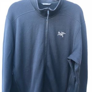 BNWOT Arc’teryx Kyanite men’s XL Black zip up